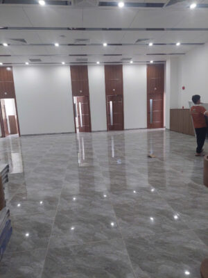 Chuẩn bị mặt bằng trước khi lắp vách ngăn văn phòng
