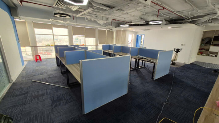 Vách ngăn văn phòng dày 25mm